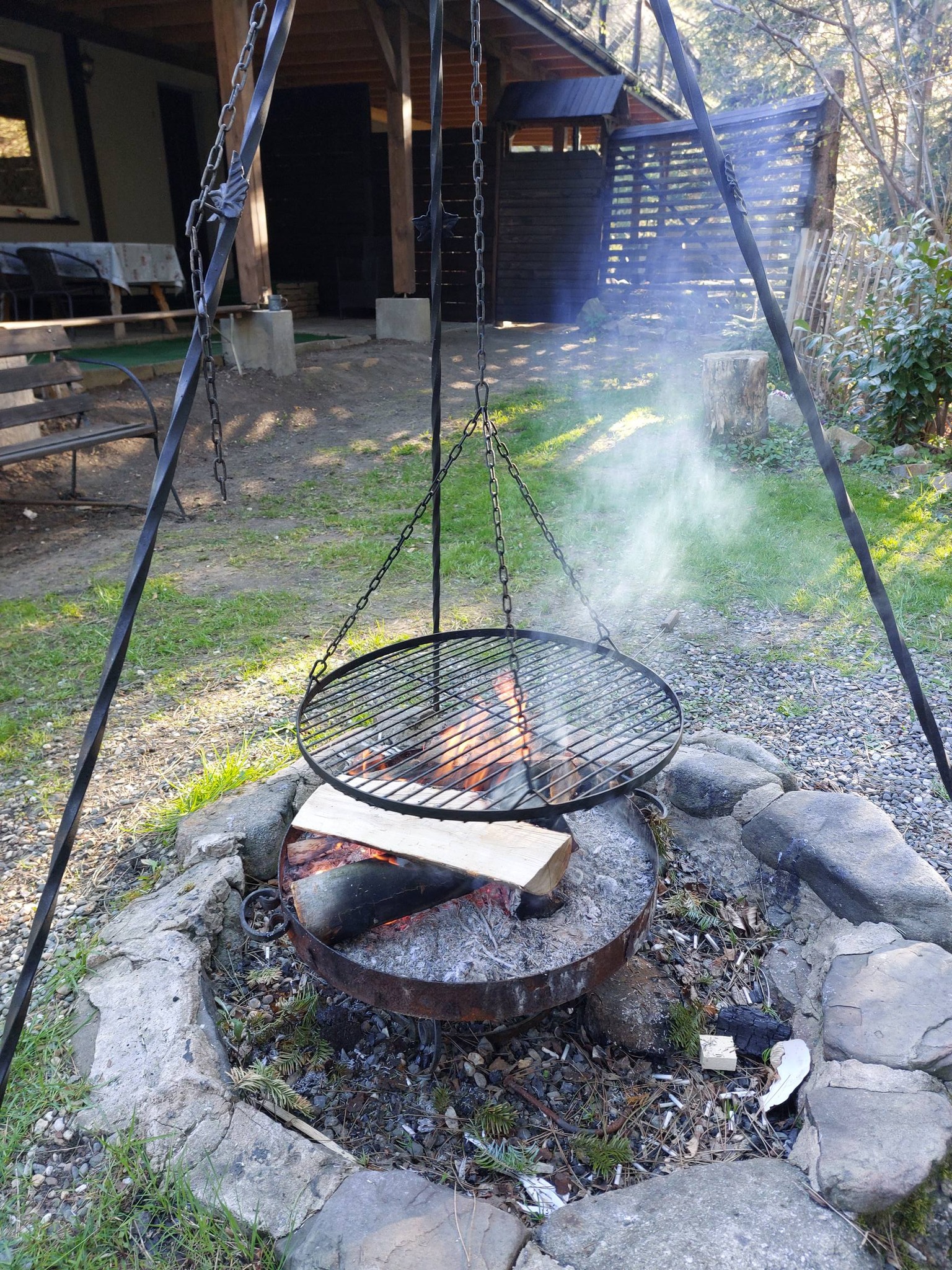 Grill zewnętrzny przy Uroczysko